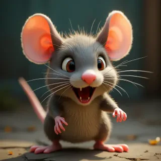 Angry mouse